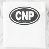 キャニョンランズ国立公園 楕円形シール (バッグ)