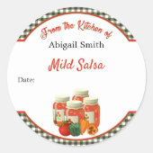 キャニングステッカーサルサベジス ラウンドシール (正面)