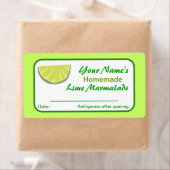 キャニングパーソナライズされたラベルライム漬物を保存 ラベル (インサイチュ)