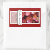 キャニングパーソナライズされたJARラベル、カスタムApple 長方形シール (バッグ)