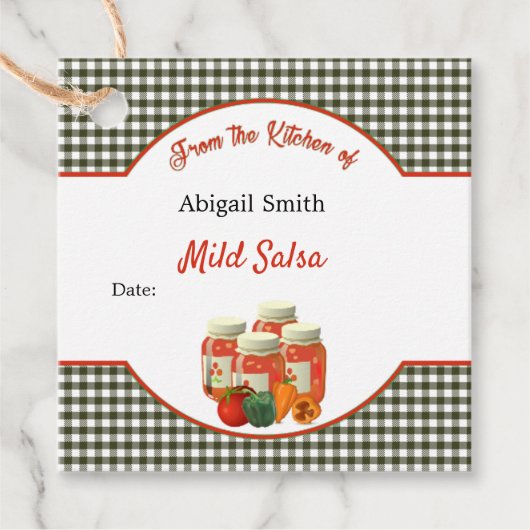 キャニングラベルサルサスクエアつるラベル フェイバータグ (正面)