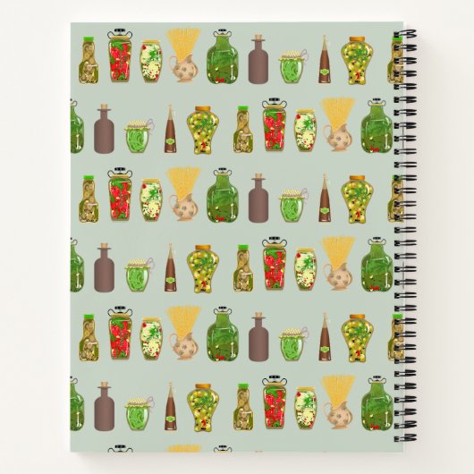 キャニングレシピファミリーヘイルーム記念ジャーナル ノートブック (裏面)