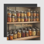 キャニング磁気誕生日カード (正面/裏面)