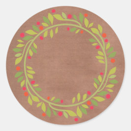 キャニング素朴 |自家製ジャムまたはピクルス ラウンドシール