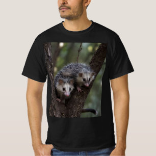 キャノピーでの二重のトラブル:ツインのポストサムズ Tシャツ
