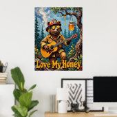 キャノピーコード：クマの甘いメロディー ポスター (ホームオフィス)