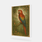 キャノピーセンティネル – 緋色のマカオ アクリルサイン (傾斜)