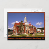 キャノンカウンティコートハウス – Woodbury, TN ポストカード (正面/裏面)