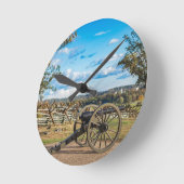 キャノンズアットゲティスバーグ ラウンド壁時計 (傾斜)