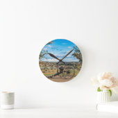 キャノンズアットゲティスバーグ ラウンド壁時計 (ホーム)