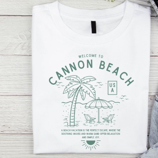 キャノンビーチオレゴンヴィンテージ Tシャツ