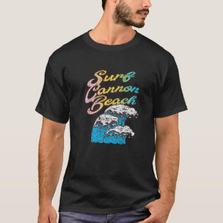 キャノンビーチオレゴン州サーフヴィンテージレトロ60s 70s 80s tシャツ