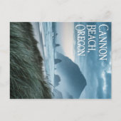 キャノンビーチオレゴン海岸景観 ポストカード (正面)