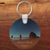 キャノンビーチオレゴン・ハイスタック キーホルダー (正面)