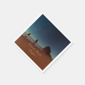 キャノンビーチオレゴン・ハイスタック スタンダードカクテルナプキン (角)