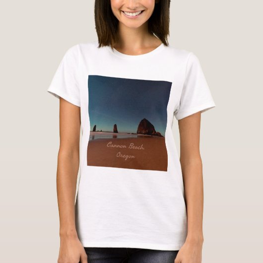 キャノンビーチオレゴン・ハイスタック Tシャツ (正面)
