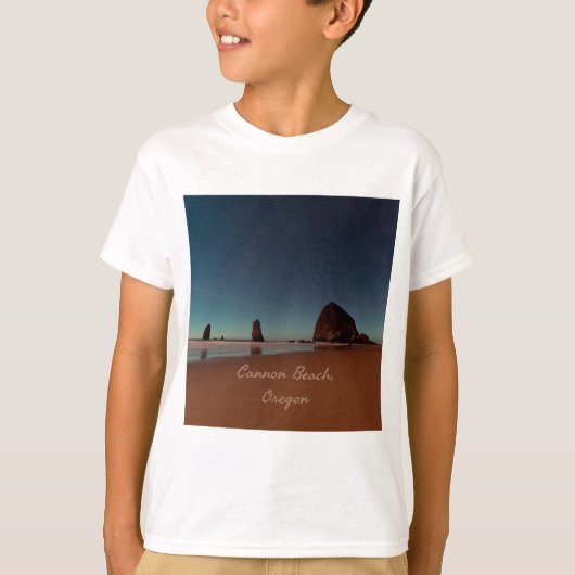 キャノンビーチオレゴン・ハイスタック Tシャツ (正面)