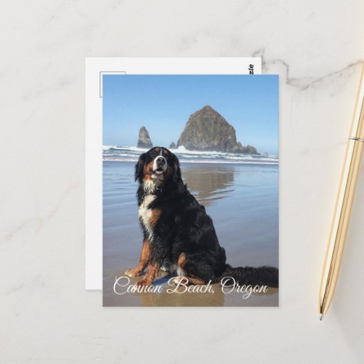 キャノンビーチオレゴン ポストカード (正面/裏面インサイチュ)
