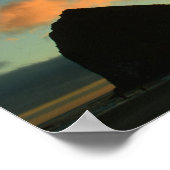 キャノンビーチハイスタックロックフォトプリント ポスター (角)