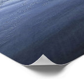 キャノンビーチLow Tide Oregon Pacific Poster ポスター (角)