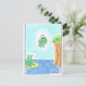 キャノンボールカエル ポストカード (スタンド正面)