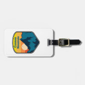 キャノンマウンテンニューハンプシャーサンライズ ラゲッジタグ (正面横)