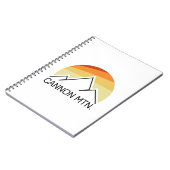 キャノンマウンテンニューハンプシャーレトロ ノートブック (左側)