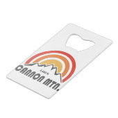 キャノンマウンテンニューハンプシャー クレジットカード栓抜き (正面アングル)