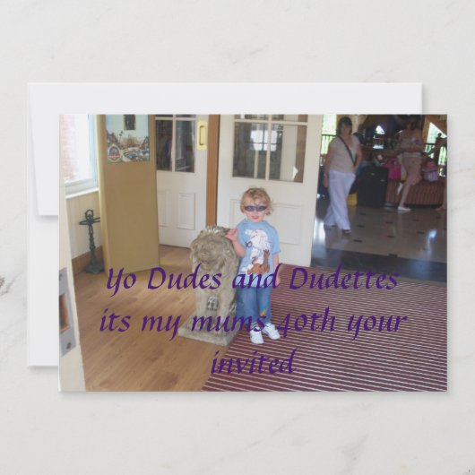 キャノン1 048ヨ·ダデスとデュデッテスは私の歯車を…… 招待状 (正面)