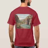 キャノン、グランド・リバー(キャニオン)の壁 Tシャツ (裏面)
