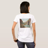 キャノン、グランド・リバー(キャニオン)の壁 Tシャツ (裏面フル)