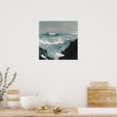 キャノン・ロック(1895)油・オン・キャンバスポスター ポスター (キッチン)