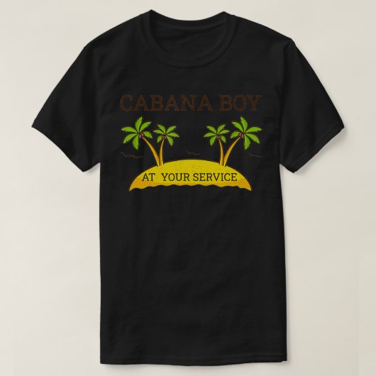 キャバおもしろいナ少年のサービス Tシャツ (デザイン正面)