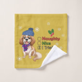 キャバおもしろいリアクリスマスタオル バスタオルセット (ウォッシュタオル)