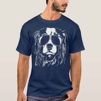 キャバおもしろいリア誇りを持ったキングチャールズスパニエル犬犬 Tシャツ