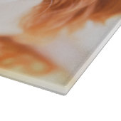 キャバかわいらしリアキングチャールズスパニエル犬 カッティングボード (角)