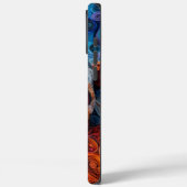 キャバカラフルリアキングチャールズポートレート Case-Mate iPhoneケース (裏面 / 左)