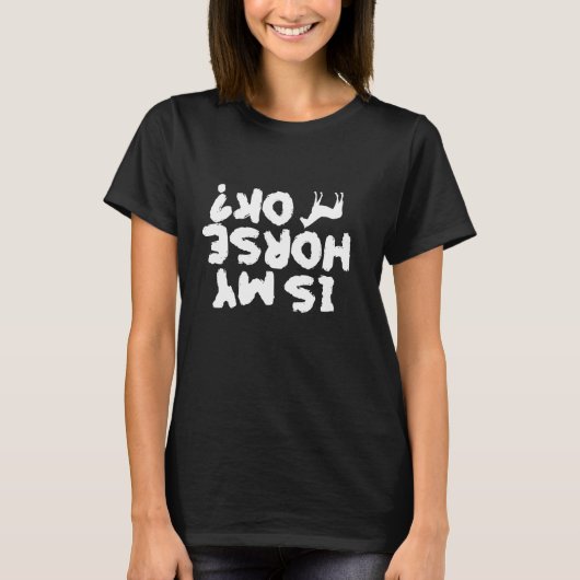 キャバリアの名言 楽しいキャバリア 馬の疾走 ギフ Tシャツ (正面)