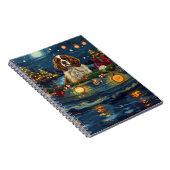 キャバリア・キング・チャールズ・クリスマス・フェスティブ・ボイアージ ノートブック (右側)