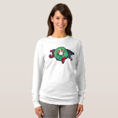 キャバリア・キング・チャールズ・クリスマスTシャツ Tシャツ (正面フル)