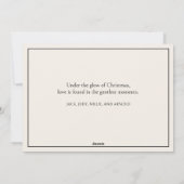 キャバリア・キング・チャールズ・スパニエル クリスマス (裏面)
