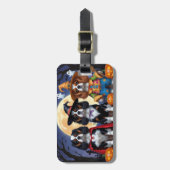 キャバリア・キング・チャールズ・スパニエル  パンプキン ハロウィン ラゲッジタグ (正面縦)