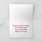 キャバリア・キング・チャールズ・スパニエル  ホリデーカード (内部)