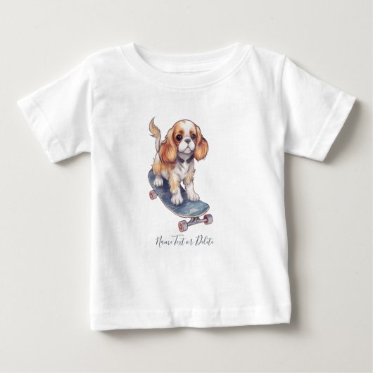 キャバリア・キング・チャールズ・スパニエル Tシャツ (正面)