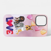 キャバリア・コリー・ハバニーズ iPhoneケース (裏面横)