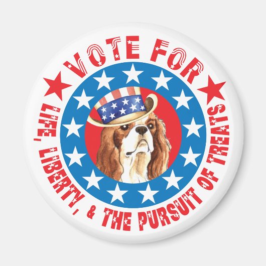 キャバリエに投票 マグネット (正面)