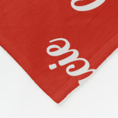 キャバリエスパニエル犬ドッグ名パターン(の模様が)あるクリスマス フリースブランケット (角)