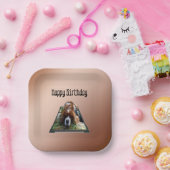 キャバリエスパニエル犬ポポプアウトアート ペーパープレート (パーティー)