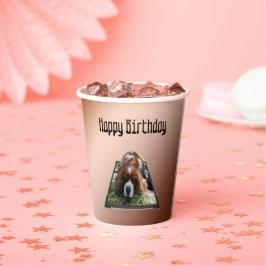 キャバリエスパニエル犬ポポプアウトアート 紙コップ