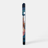 キャバリヤーキングチャールズステンドグラス星月 iPhone 16ケース (左側面)